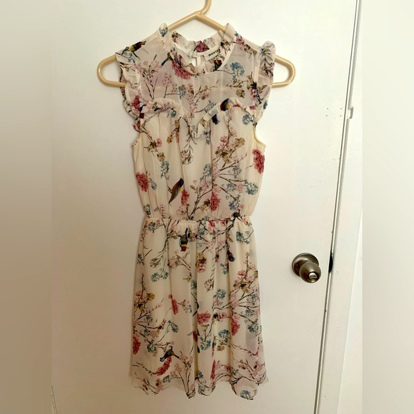 Monteau Dresses & Skirts - Monteau High-Neck Silky Dress